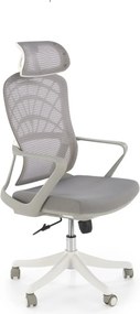 Sedia da ufficio Vesuvio 2 in grigio/bianco - H121 cm