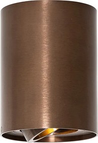 Faretto da soffitto smart bronzo scuro ruotabile e inclinabile con Wifi GU10 50mm - Rondoo Up