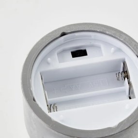 Brilliant - SET di 3 candele LED BOUGIE LED/2xAA IP44 grigio/fumo