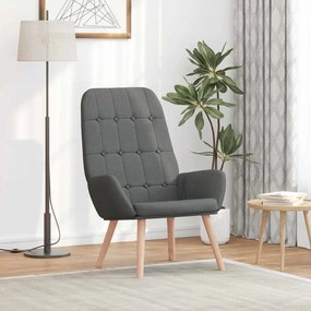 Sedia Relax Grigio Scuro İn Tessuto /