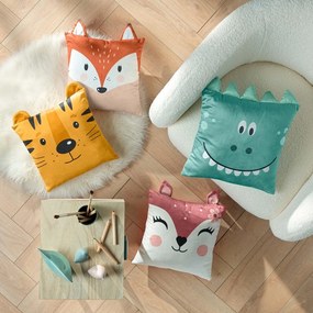 Cuscino per bambini in velluto 40x40 cm Roxy – douceur d'intérieur