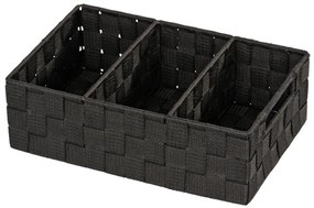 WENKO 20978100 - Organizer ADRIA 32x21 cm nero