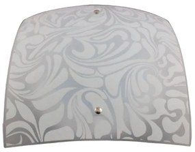Plafoniera LED neoclassico Flora, bianco, 1660 lumen