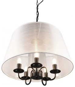 Reality - Lampadario LED a catena CIMA 5xE14/40W/230V grigio