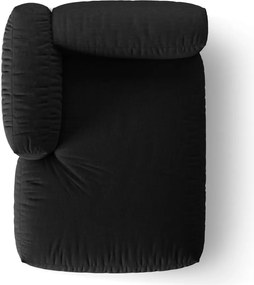 Modulo divano nero (angolo sinistro) Martina - Micadoni Home