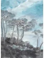 Isidore Leroy Carta da parati panoramica Les Landes - Hiver