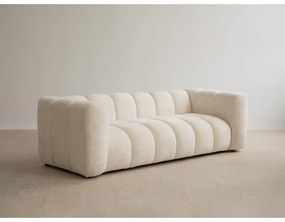 Divano angolare componibile blu con rivestimento in velluto Lupine – Micadoni