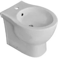 Bidet filomuro in ceramica bianca lucida serie Colosseo cm 50,5