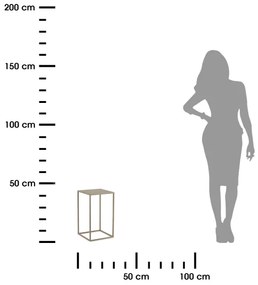Portafiori 40x24 cm beige