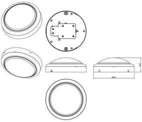 Philips - Applique LED PROJECTLINE LED/15W/230V IP65