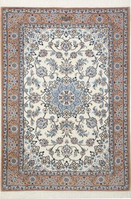 Nain Tappeto persiano 100x150 Beige (Iran) Annodato A Mano