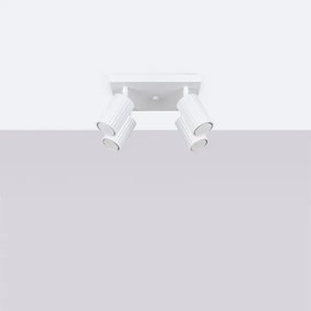 Sollux SL.1545 - Faretto KARBON 4xGU10/10W/230V bianco