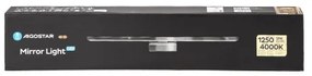 Aigostar - LED illuminazione bagno specchio 12W 230V 4000K 60cm IP44 alluminio