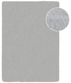 Tappeto in pelliccia sintetica grigio chiaro 120x170 cm Ivy Luxury Fur - Flair Rugs