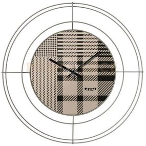 Orologio nudo piccolo tartan nero ,tartan in ferro diametro59cm