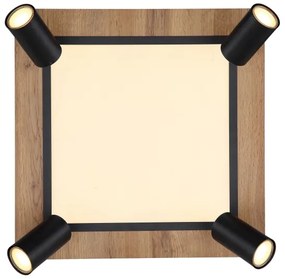 Globo 67306D2 - Faretto LED ULLA 4xGU10/5W + LED/24W/230V