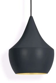 Beat Fat LED Lampada a Sospensione Matt Black/Brass - Tom Dixon