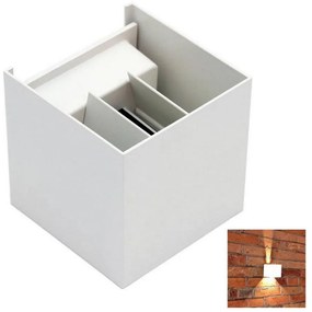 Applique da esterno LED 2xLED/3W/230V IP54 bianco