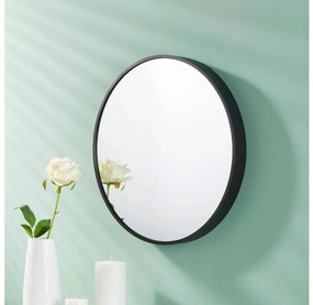 Eglo 425001 - Specchio da parete BANI diametro 40 cm nero