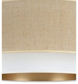 Plafoniera SARTA 1xE27/60W/230V bianco/iuta