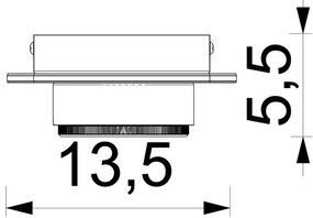 Faretto da incasso KIDO 1xGX53/8W/230V nero/beige/quercia