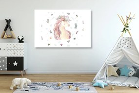 Stampa su tela – Unicorno magico