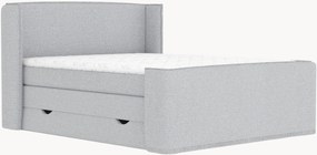 Letto boxspring fatto a mano con contenitore Freeland, H4