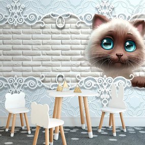 Carta da parati – Gattino carino