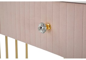 Consolle rosa 100x40 cm Montpellier - Mauro Ferretti