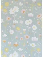 Majvillan Carta da parati Bloom - Grey/ Pink/ Yellow/ Orange/ Cream White
