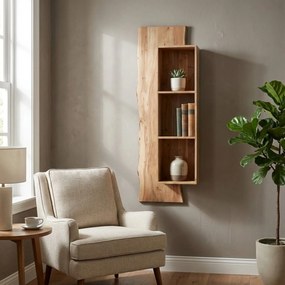 FLORA - libreria pensile in legno massiccio