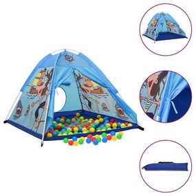 Tenda Da Gioco Per Bambini Blu 120x120x90 Cm /