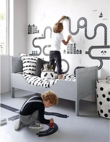 Fotomurale ESTA Disegno strada, bianco e nero 139X280 cm