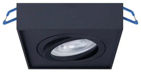 Faretto da incasso NUSA 1xGU5,3/MR16/50W/12V quadrato nero
