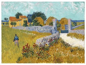 Riproduzione della Fattoria in Provenza di Vincent van Gogh, 40 x 30 cm Vincent van Gogh - Farmhouse in Provence - Fedkolor