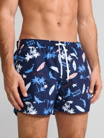 Sinsay - Pantaloncini mare - blu scuro