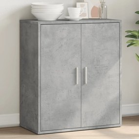 Credenza Grigio Cemento 60x31x70 Cm İn Legno Multistrato /
