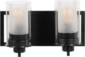 Lampada da parete in bianco e nero - Ixia