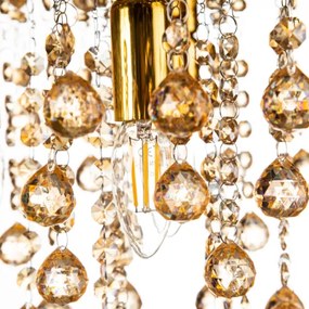 Globo 63040545 - Plafoniera LONDON 5xE14/40W/230V diametro 46 cm oro