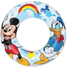 SALVAGENTE GONFIABILE MICKEY E GLI AMICI DEL RALLY 3-6 ANNI- - ø cm.56 - (art.91004) - 6 pezzi BESTWAY