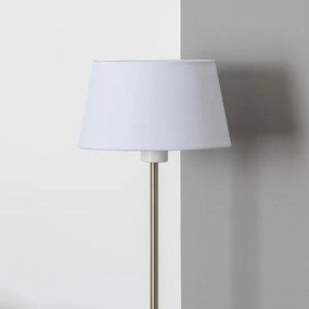 Brilagi - Lampada da terra LED CERIA 1xE27/40W/230V Ø 25 cm bianco/cromo satinato