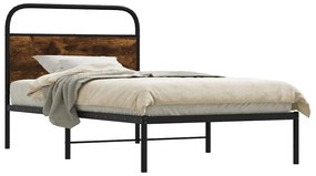 Giroletto Senza Materasso Rovere Fumo 90x190 Cm İn Truciolato /