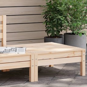 Poggiapiedi Da Giardino İn Legno Massello Di Pino /