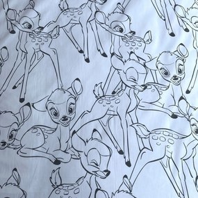 Biancheria da letto per culla in cotone 100x135 cm Bambi - Jerry Fabrics