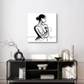 Quadro su tela – Linee di eleganza femminile