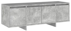 Mobile tv grigio cemento 120x30x40,5 cm in truciolato