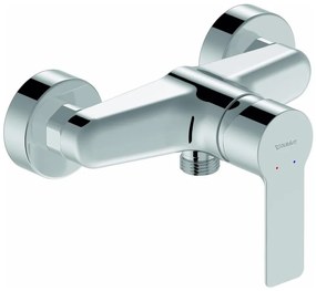 Duravit DC4230001010 - Miscelatore bidet a parete D-CODE, cromato lucido