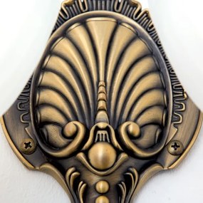 Orion WA 2-1201/2 - Applique ROCCA 2xE27/60W/230V bronzo/bianco