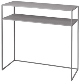 Consolle in metallo grigio chiaro 35x85 cm Fera - Blomus