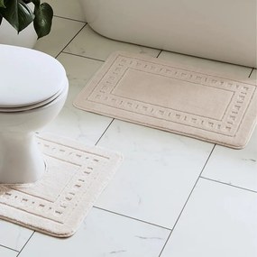 Tappetini da bagno beige in set da 2 pezzi Armoni - Catherine Lansfield